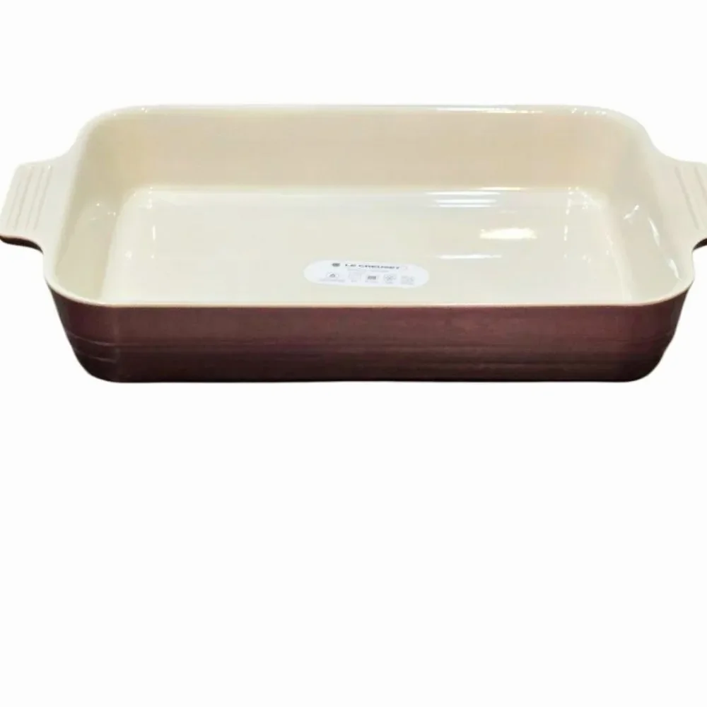 Le Creuset 32cm Ceramic Rectangular Baking Dish- Fig